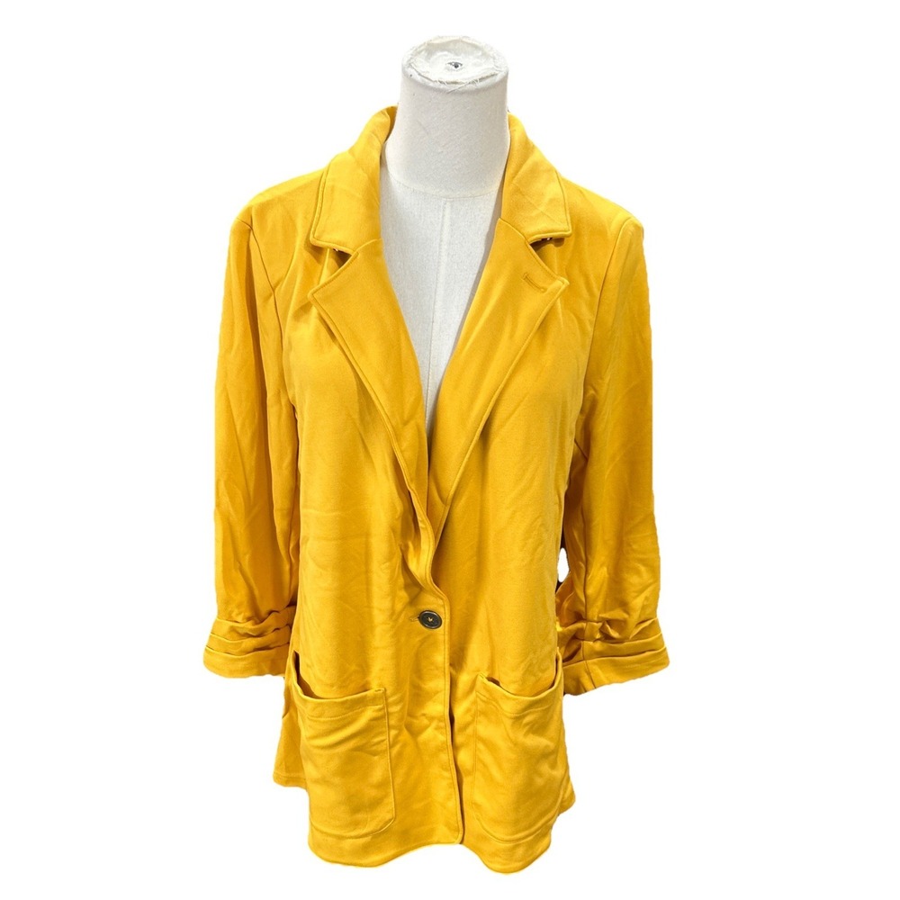Tommy Hillfinger Women's cardigan sweater 14 Suit Seperates H4BJP884 Mustard